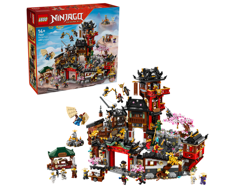 LEGO Set 71861-1 The Old Town 15th Anniversary (2026 Ninjago ...
