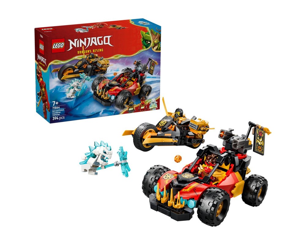 LEGO Set 71864-1 Kai and Cole's Combiner Vehicles (2026 Ninjago