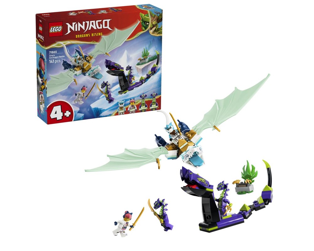 LEGO Set 71865-1 Zane's Ice Dragon Battle (2026 Ninjago