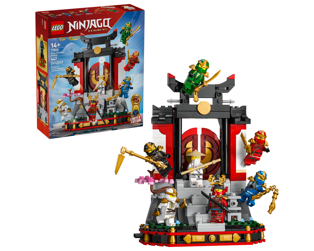 LEGO Set 71866-1 Ninja Character Display 15th Anniversary (2026