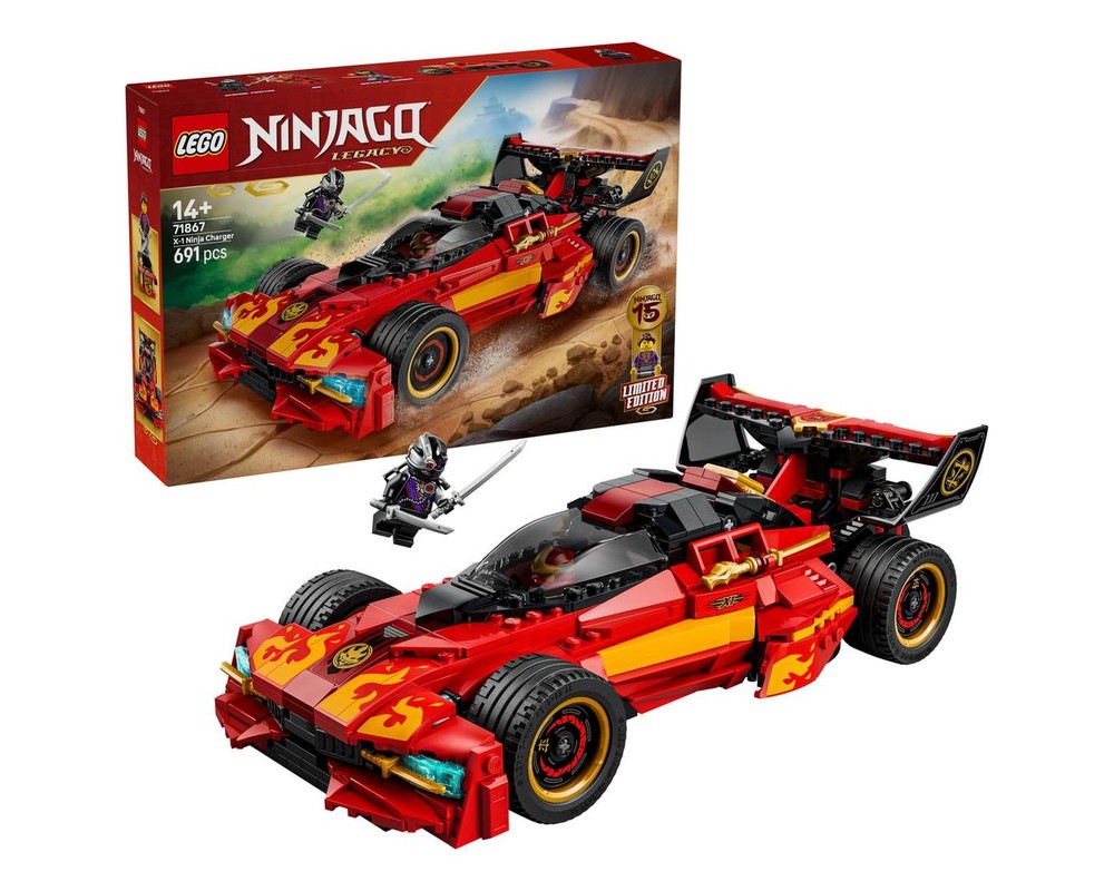 LEGO Set 71867-1 X-1 Ninja Charger 15th Anniversary (2026 Ninjago