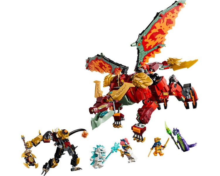 LEGO Ninjago 71868 Wyldfyre's Transforming Dragon Mech