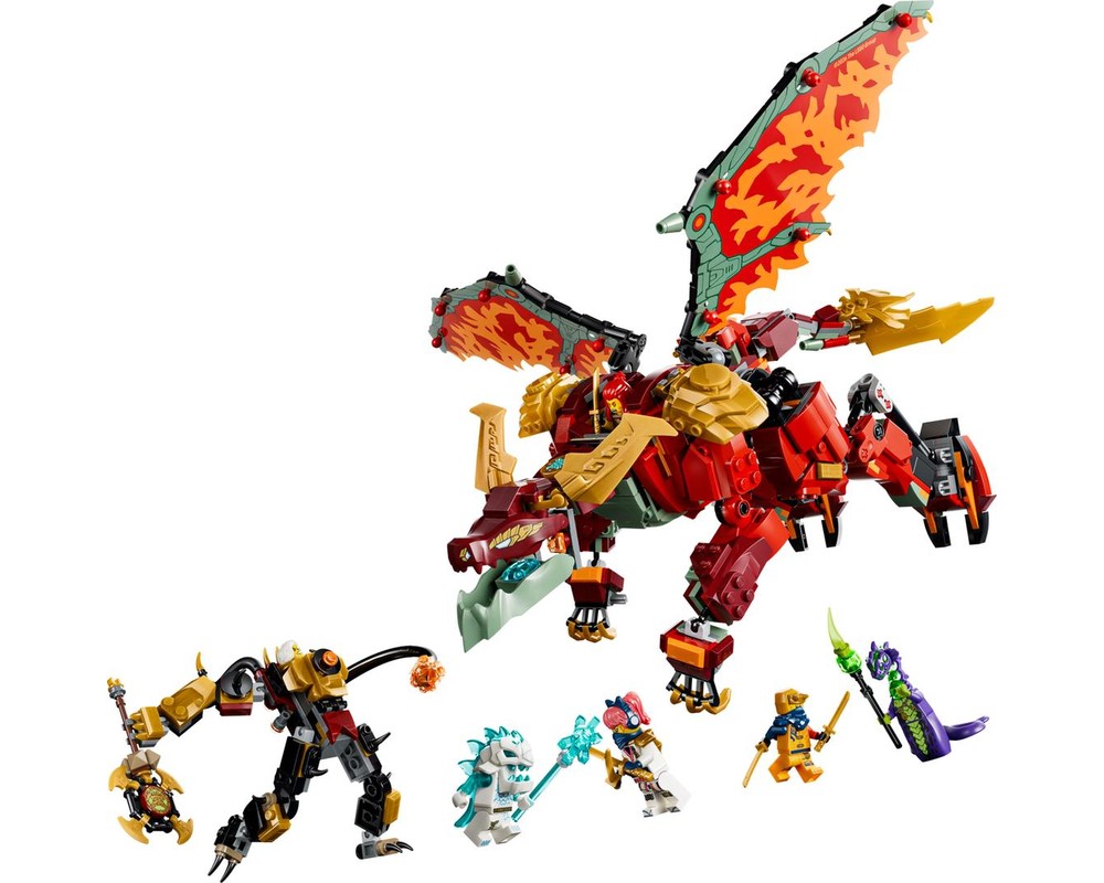 LEGO Set 71868-1 Wyldfyre's Transforming Dragon Mech (2026 Ninjago