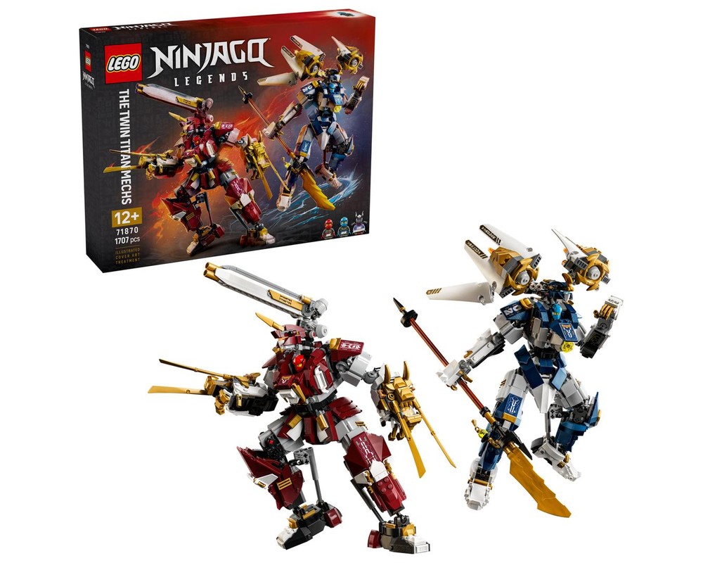 LEGO Set 71870-1 The Twin Titan Mechs (2026 Ninjago) | Rebrickable