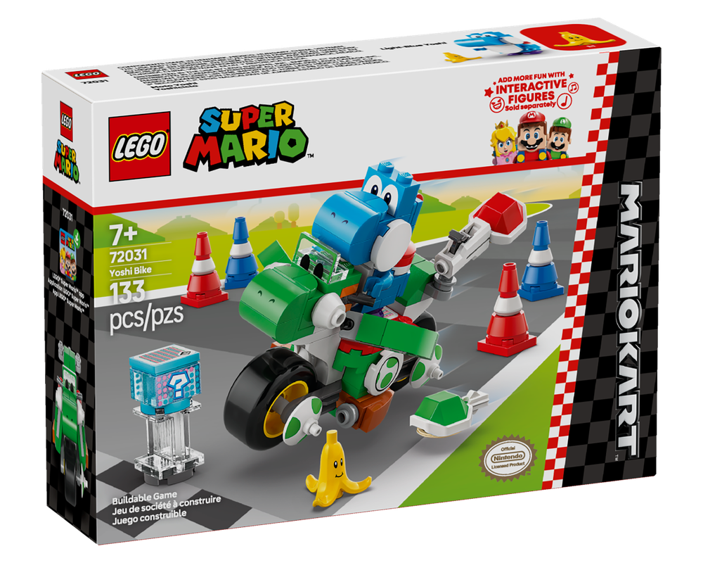 LEGO Set 72031-1 Mario Kart - Yoshi Bike (2025 Super Mario