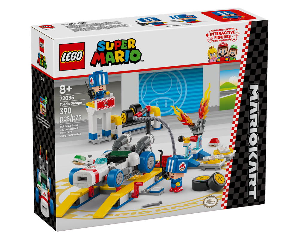LEGO Set 72035-1 Mario Kart – Toad's Garage (2025 Super Mario