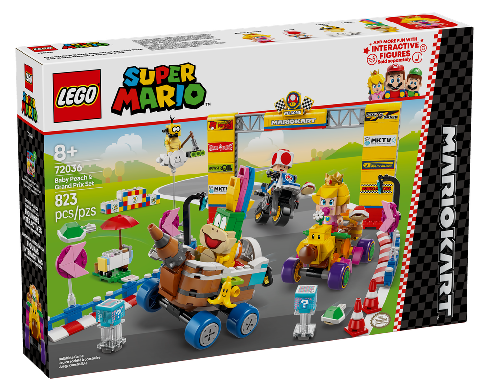 LEGO Set 72036-1 Mario Kart - Baby Peach & Grand Prix Set (2025