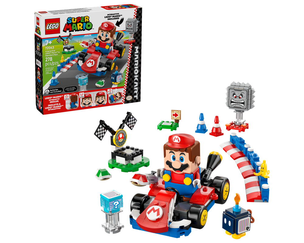 LEGO Set 72043-1 Mario Kart – Interactive LEGO Mario & Standard