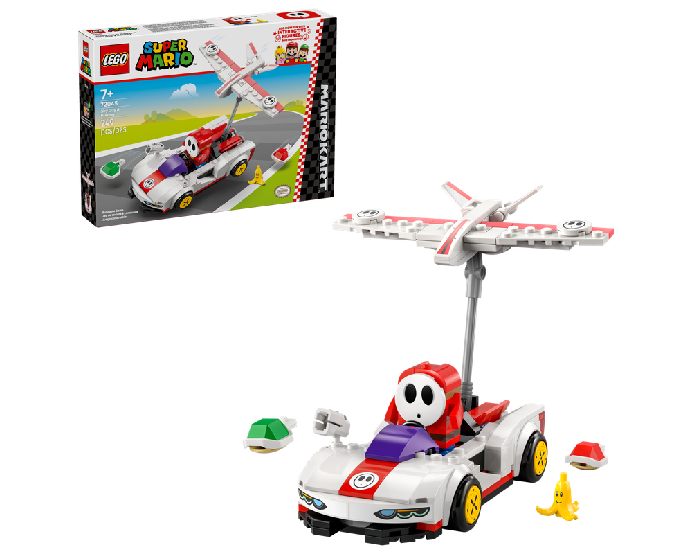 LEGO Set 72045-1 Mario Kart – Shy Guy & P-Wing (2025 Super Mario