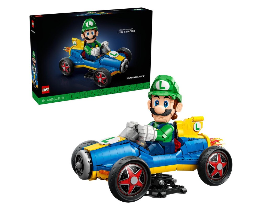 LEGO Set 72050-1 Mario Kart – Luigi & Mach 8 (2026 Super Mario