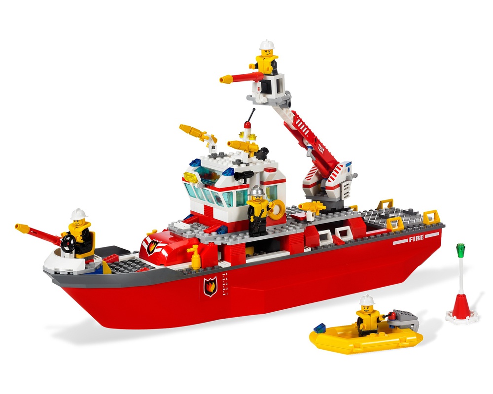 LEGO 7207-1 Fire Boat (2010 City > Fire) | Rebrickable - Build with LEGO