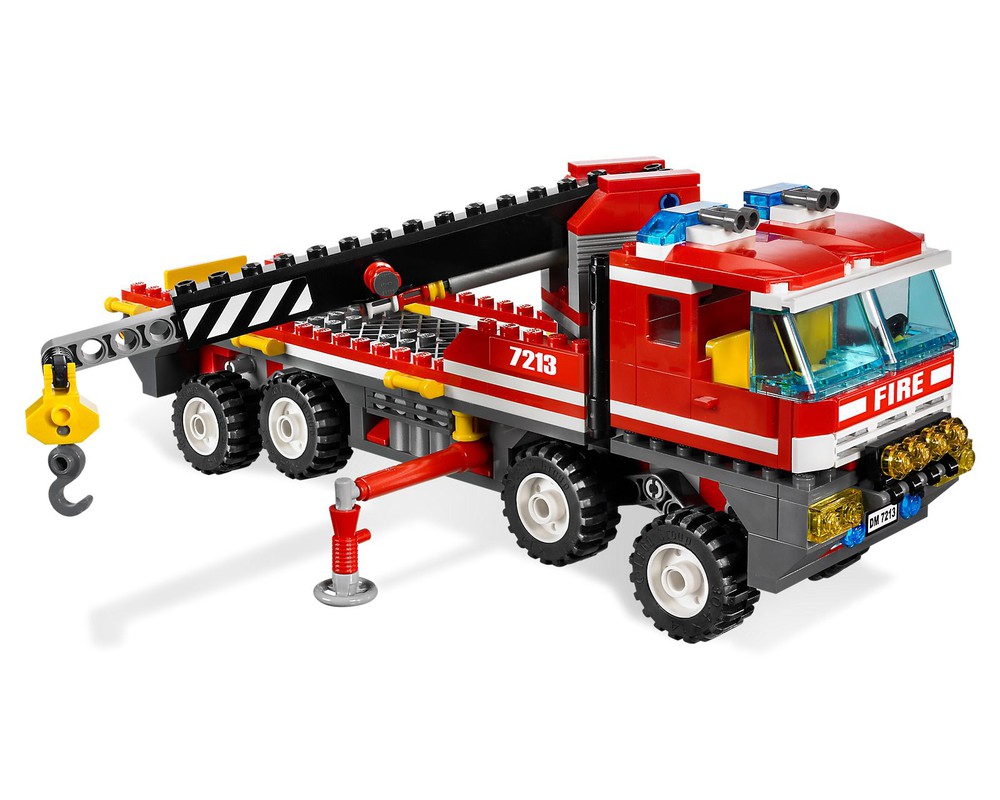 Happening hyppigt Infrarød LEGO Set 7213-1 Off-Road Fire Truck & Fireboat (2010 City > Fire) |  Rebrickable - Build with LEGO