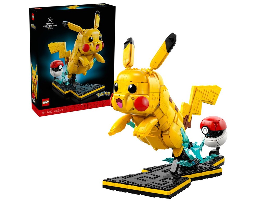 LEGO Set 72152-1 Pikachu and Poké Ball (2026 Pokémon