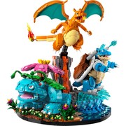 Venusaur, Charizard and Blastoise