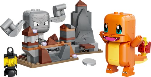 Charmander and Geodude's Cavern Clash