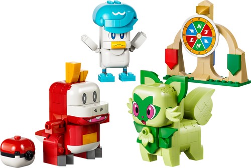 Sprigatito, Fuecoco and Quaxly Battle