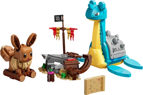 Eevee and Lapras's Treasure Hunt