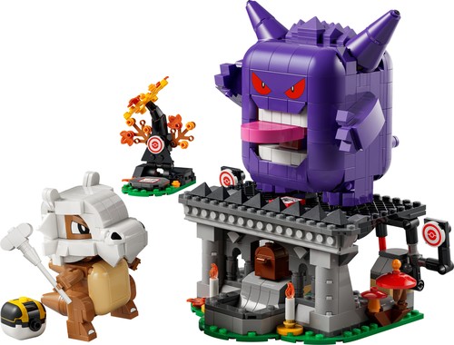 Cubone and Gengar's Spooky Showdown