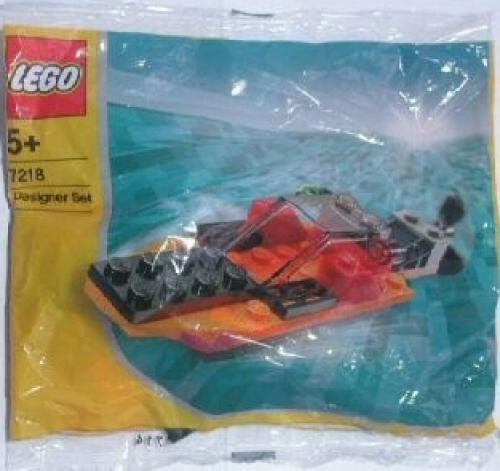 Orange Speedboat