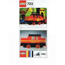 Diesel Locomotive with DB Sticker (set 723-2)