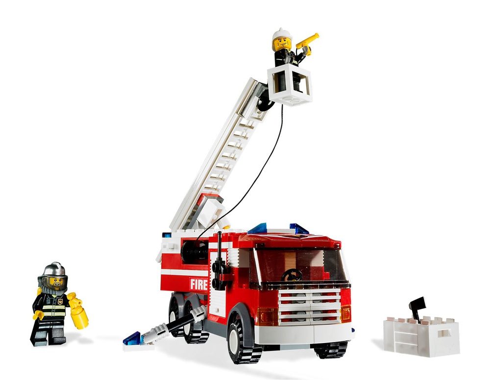 dagsorden kontrollere buket LEGO Set 7239-1 Fire Truck (2005 City > Fire) | Rebrickable - Build with  LEGO