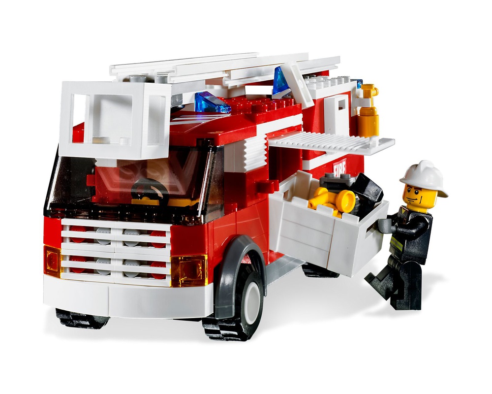 LEGO Set 7239-1 Fire Truck City > Fire) | Rebrickable Build with LEGO