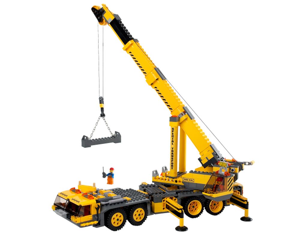 Emotie Absurd tijdschrift LEGO Set 7249-1 XXL Mobile Crane (2005 City > Construction) | Rebrickable -  Build with LEGO