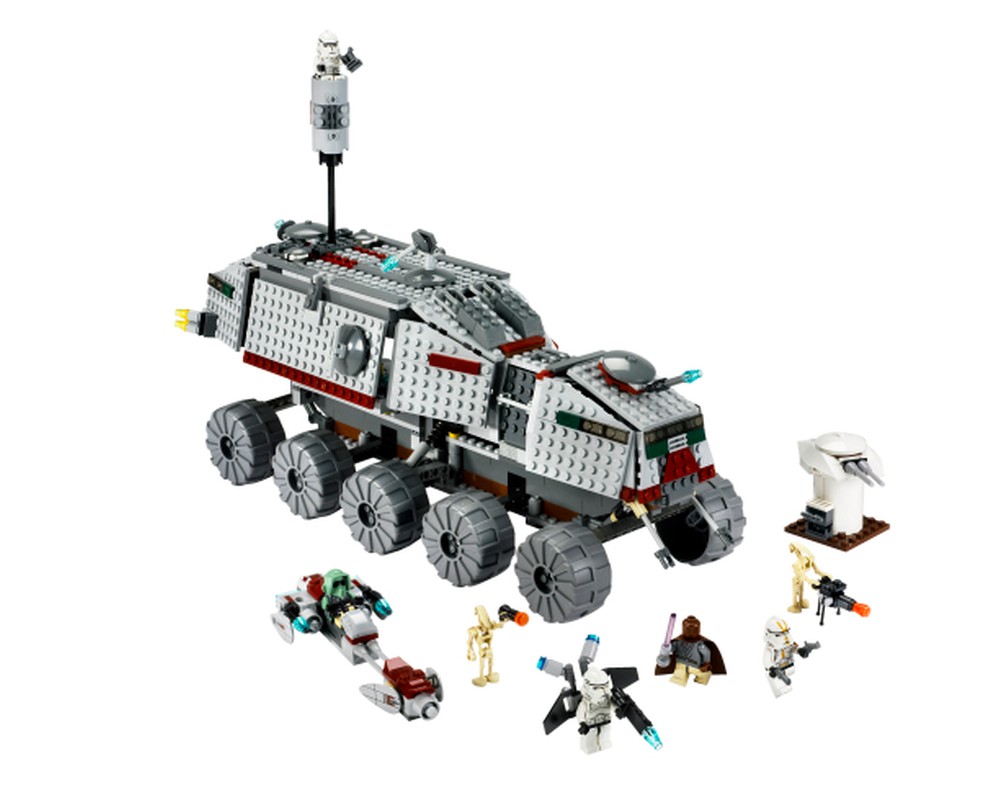 LEGO Set 7261-1 Clone Turbo Tank [Light-Up Mace Windu] Star Wars) | Rebrickable - Build with LEGO