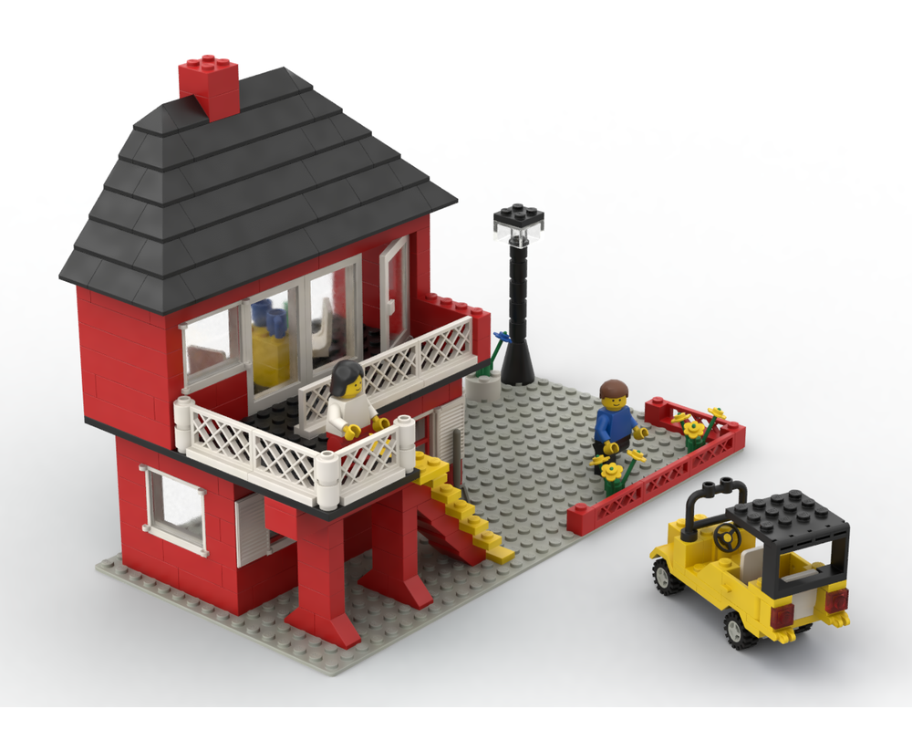 LEGO Set 730-2-c12 House (1985 Universal Building Set > Basic ...