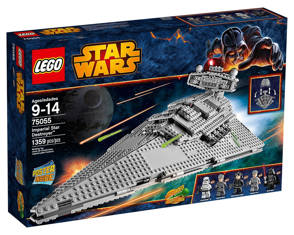 LEGO Set 75055-1 Imperial Star Destroyer (2014 Star Wars) | Rebrickable - Build with LEGO
