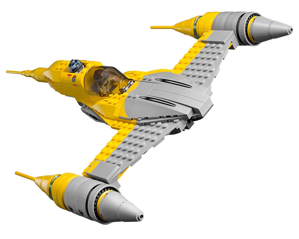 LEGO Set 75092-1 Naboo Starfighter (2015 Star Wars) Rebrickable - with LEGO