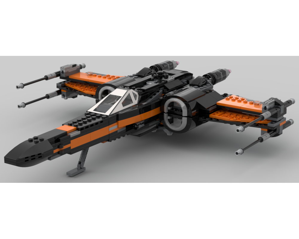 LEGO Set 75102-1-s1 Star Wars Poe's Fighter (2015 Star Wars) | - Build with LEGO