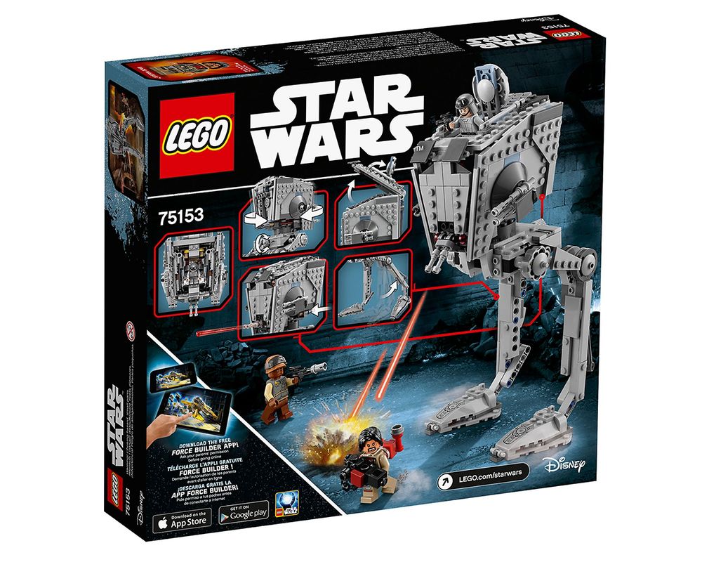 LEGO 75153-1 AT-ST Walker (2016 Star Wars) | Rebrickable - with LEGO