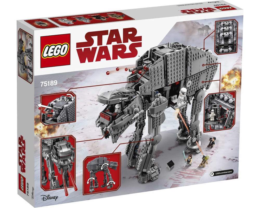 LEGO Set 75189-1 First Order Heavy Assault Walker Star Wars) | Rebrickable - Build with LEGO