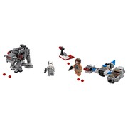 Ski Speeder vs First Order Walker Microfighters