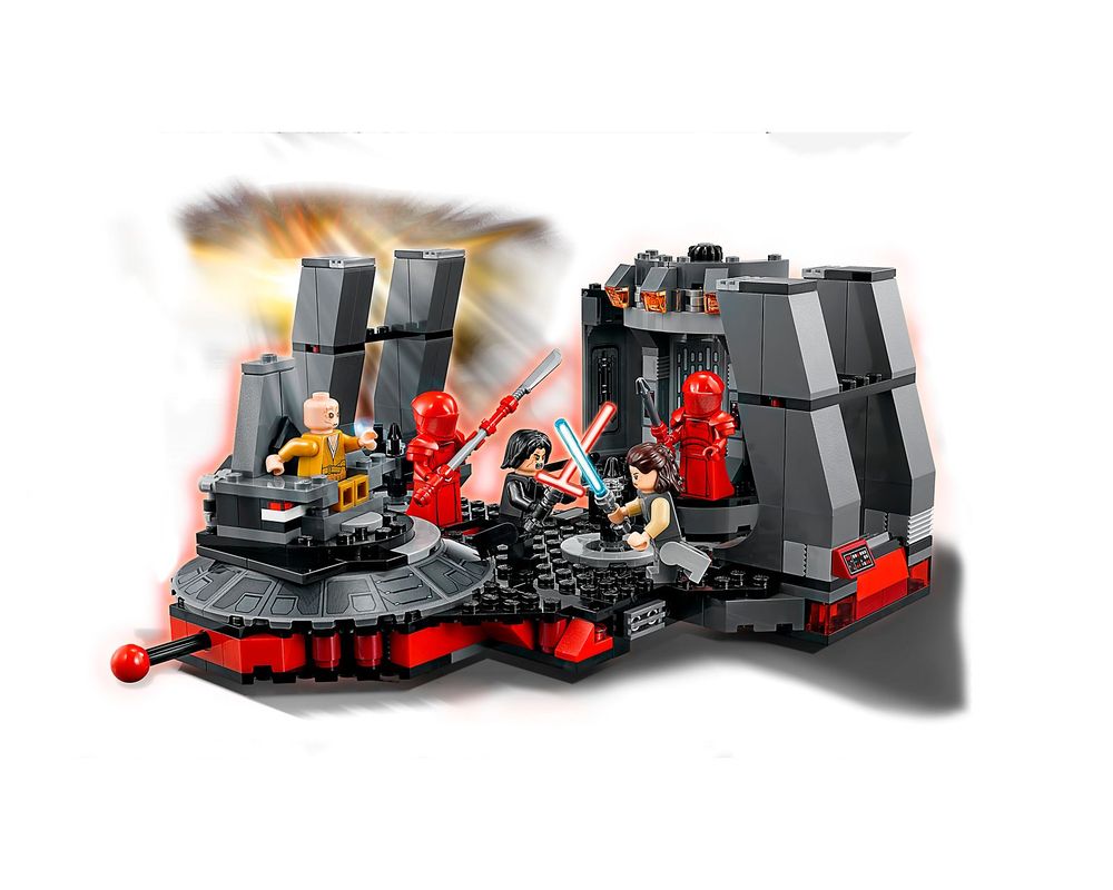 Illustrate deep among LEGO Set 75216-1 Snoke's Throne Room (2018 Star Wars) | Rebrickable - Build  with LEGO
