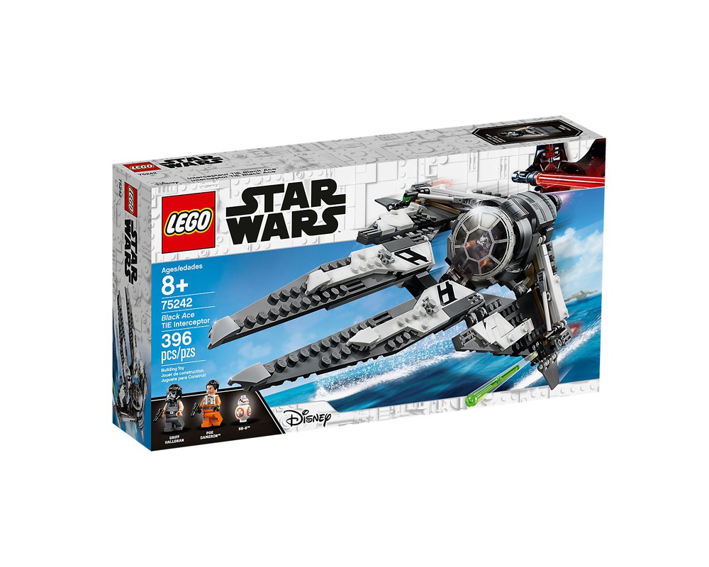 Tæmme mobil maskinskriver LEGO Set 75242-1 Black Ace TIE Interceptor (2019 Star Wars) | Rebrickable -  Build with LEGO