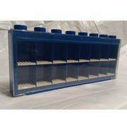 Minifigure Display Case Large Blue
