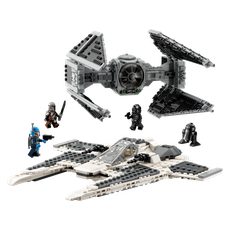 Mandalorian Fang Fighter vs. TIE Interceptor (set 75348-1)