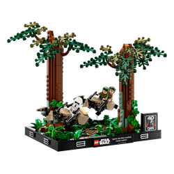 Diorama: Pościg na ścigaczu przez Endor