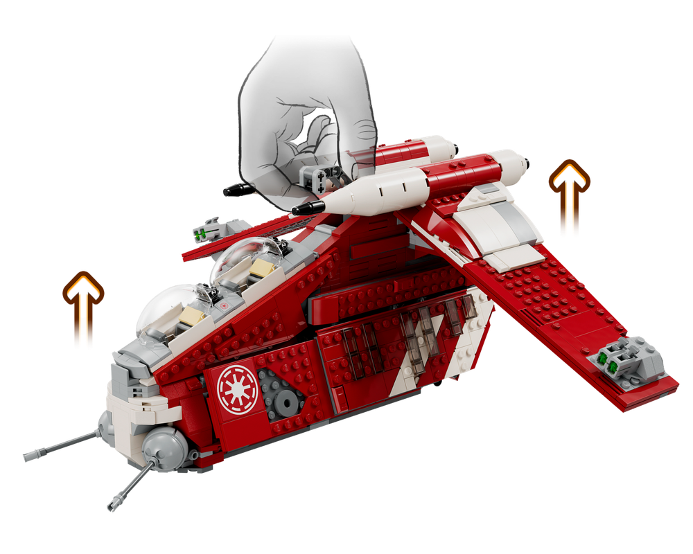 ▻ LEGO Star Wars 75354 Coruscant Guard Gunship: the set is online