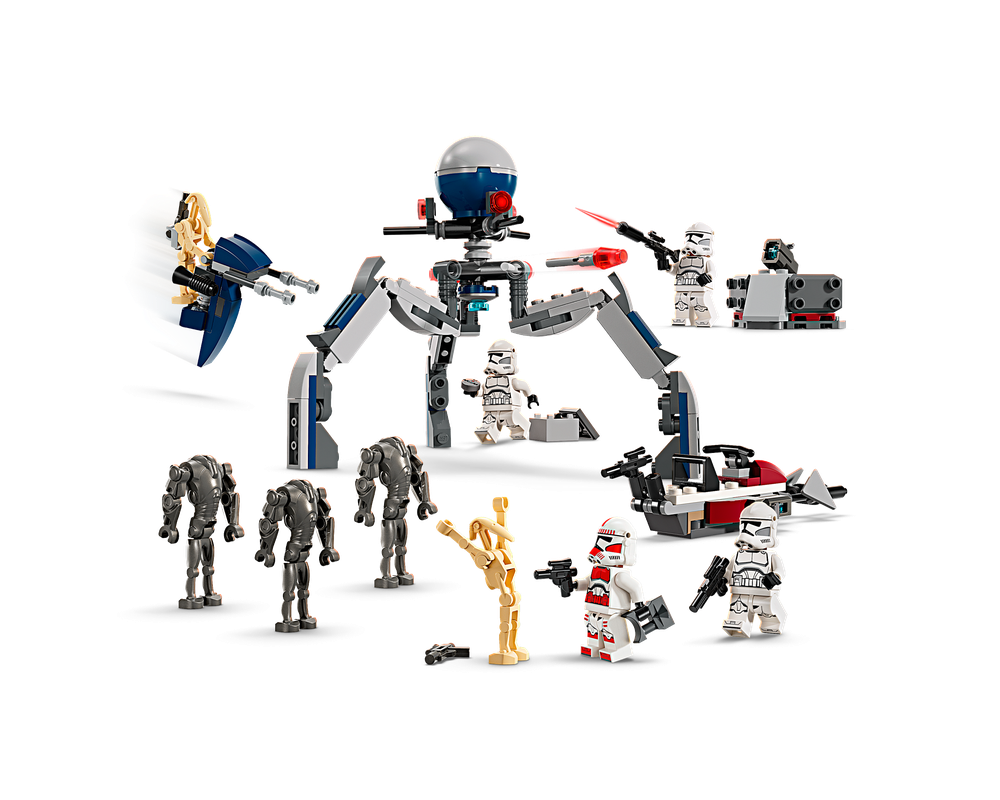 Lego Star Wars 75372 Alternate Build + Instructions - Clone Troopers &  Droids Battle Pack (2024) 