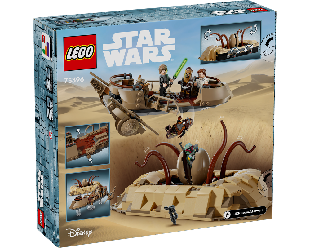 LEGO Set 75396-1 Desert Skiff & Sarlacc Pit (2024 Star Wars ...