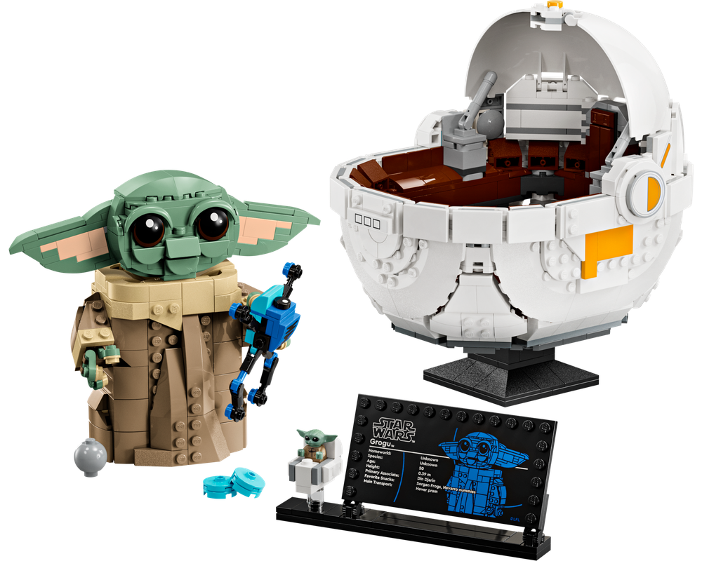 LEGO Set 75403-1 Grogu with Hover Pram (2025 Star Wars) | Rebrickable ...