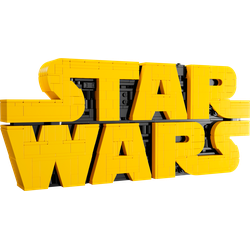 Logo Star Wars™ zbudowane z klocków