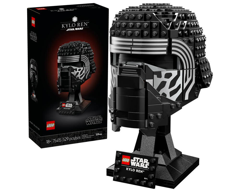 LEGO Set 75415-1 Kylo Ren Helmet (2025 Star Wars) | Rebrickable - Build ...