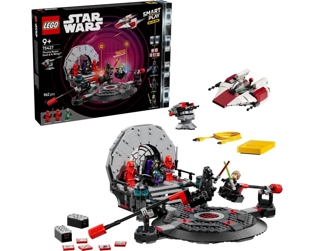 LEGO Set 75427-1 Throne Room Duel & A-Wing (2026 Star Wars ...