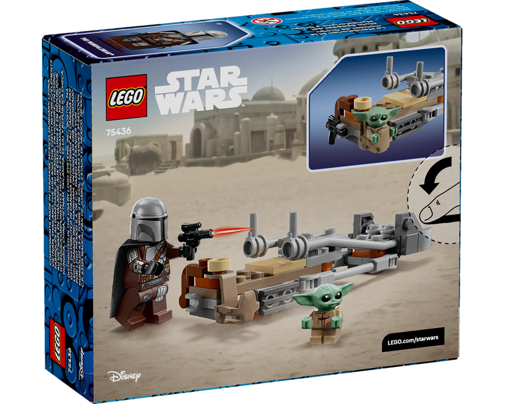 EXゴモラ LEGO Set 75436-1 The Mandalorian & Grogu's Speeder Bike (2026 Star