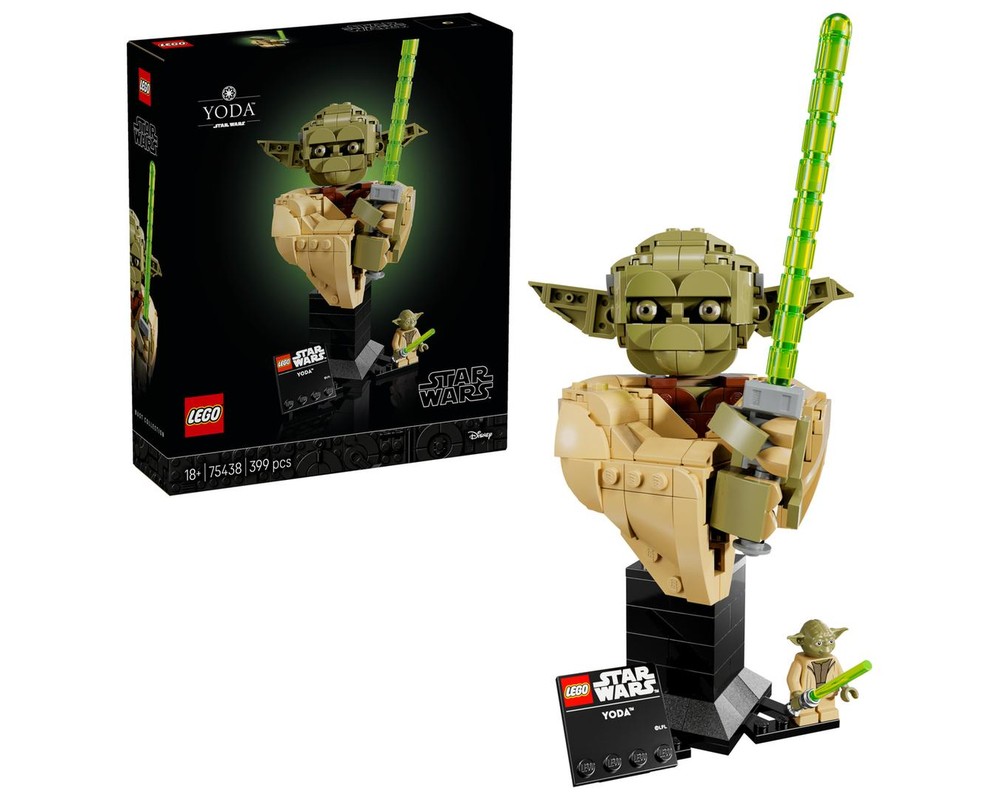LEGO Set 75438-1 Yoda Bust (2026 Star Wars) | Rebrickable - Build