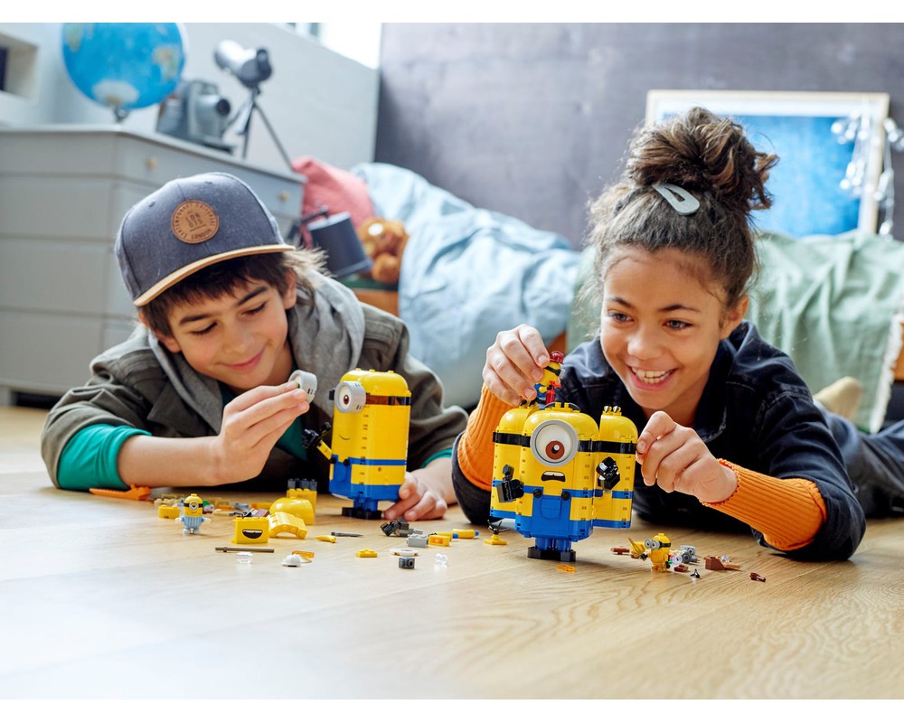 Lego brick built discount minions